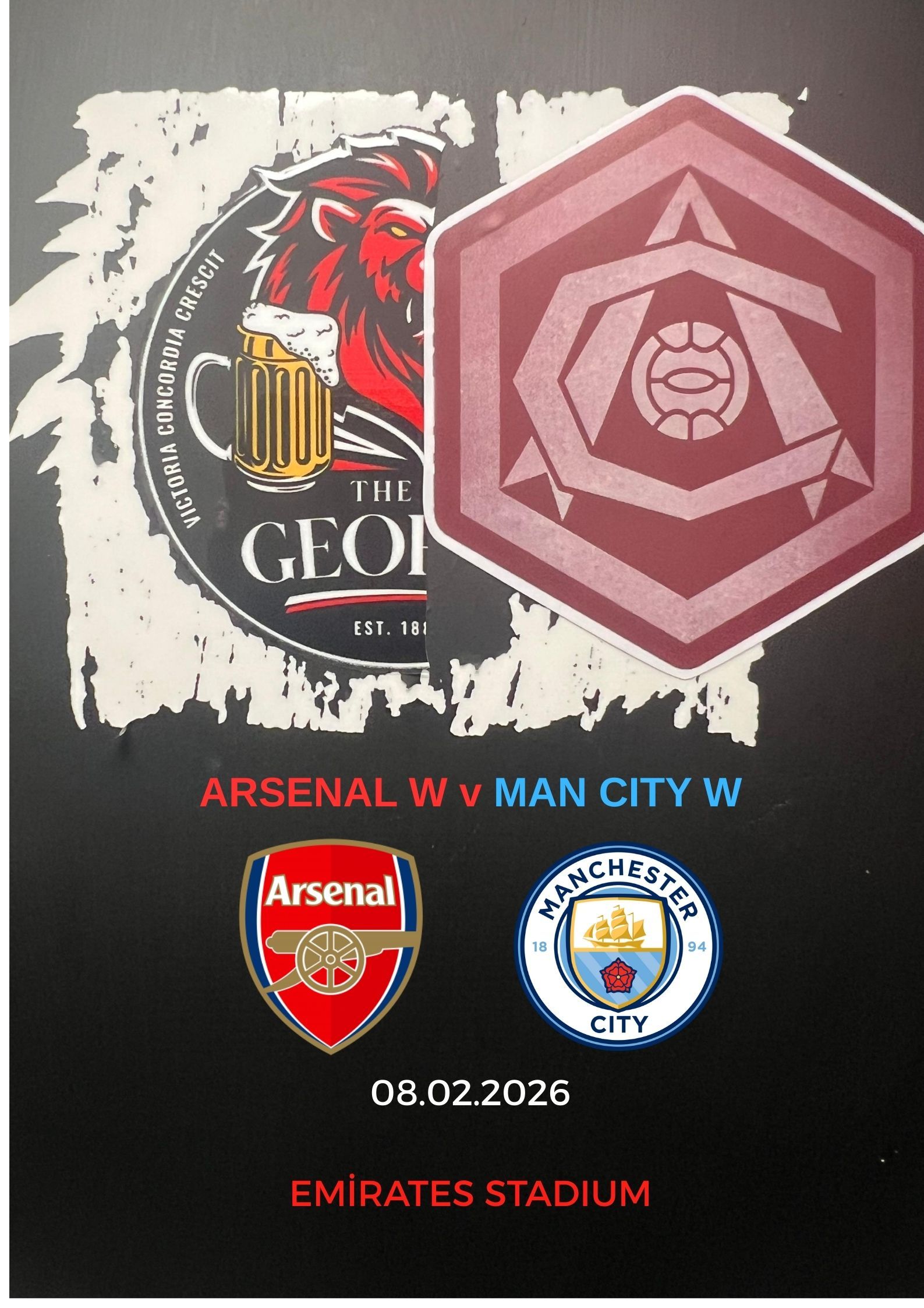 Arsenal Women vs Manchester City Women Screening